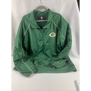 NFL Pro Line Green Mesh Football Nylon Jersey XXL Vintage Fan Gear Sportswear